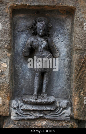 Architektur; Chousath (64) Yoginis Tempel; Bhubaneswar; Orissa; Indien Stockfoto