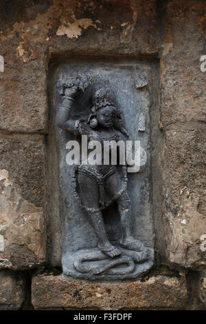 Architektur; Chousath (64) Yoginis Tempel; Bhubaneswar; Orissa; Indien Stockfoto