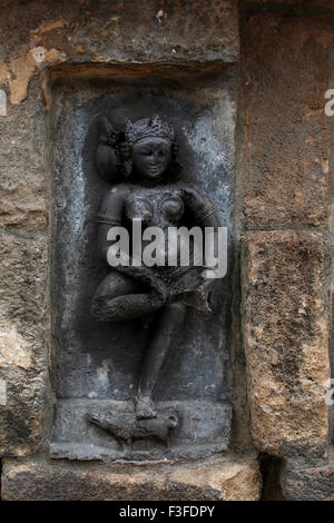 Architektur; Chousath (64) Yoginis Tempel; Bhubaneswar; Orissa; Indien Stockfoto