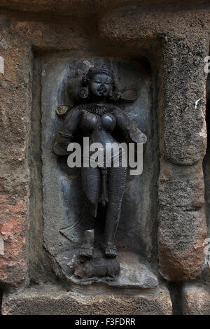 Architektur; Chousath (64) Yoginis Tempel; Bhubaneswar; Orissa; Indien Stockfoto