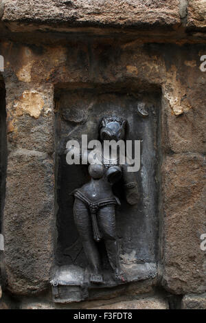 Architektur; Chousath (64) Yoginis Tempel; Bhubaneswar; Orissa; Indien Stockfoto