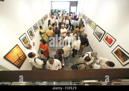 Fotoausstellung, Bees Saal Baad, Dinodia Photo Library, Point of View, Kunstgalerie, Colaba, Bombay, Mumbai, Maharashtra, Indien, Asien Stockfoto