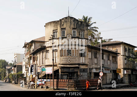 Altes Haus; Pune; Maharashtra; Indien Stockfoto