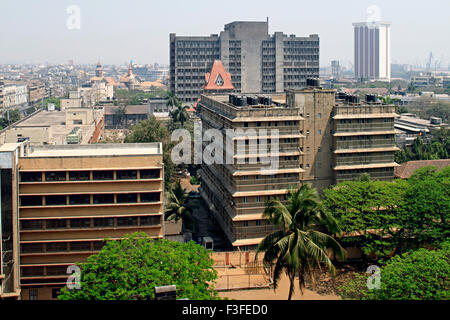 Alte Bild Jahrgang 1900s ; Bombay von St. Xavier Schule in Richtung Crawford Market ; Bombay jetzt Mumbai ; Maharashtra ; Indien Stockfoto