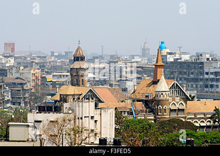 Alte Bild Jahrgang 1900s ; Bombay von St. Xavier Schule von Crawford Markt ; Bombay jetzt Mumbai ; Maharashtra ; Indien Stockfoto