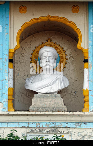 Lokmanya Bal Gangadhar Tilak Statue im Jahre 1890; Pune; Maharashtra; Indien Stockfoto