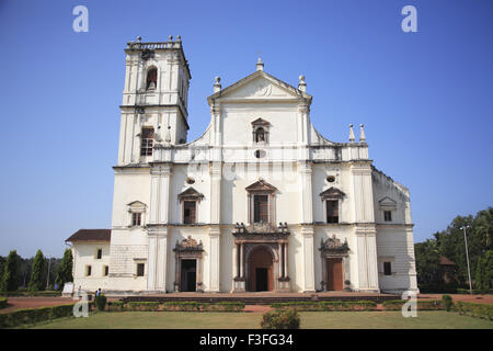 SE Kathedrale, SE Catedral de Santa Catarina, Old Goa, Velha, Indien, Asien Stockfoto