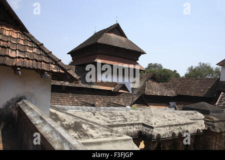 Padmanabhapuram Palast, Kalkulam Palast, Travancore Ära Palast, Thuckalay, Kanyakumari Bezirk, Tamil Nadu, Indien, Asien Stockfoto