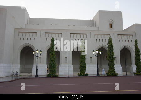 Küstenarchitektur in das Sultanat Oman, ein sicheres und freundliches Golfstaat Urlaubsziel Stockfoto