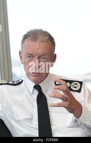 Sir Bernard Hogan-Howe, Kommissar von der Londoner Metropolitan Police im Vereinigten Königreich Stockfoto