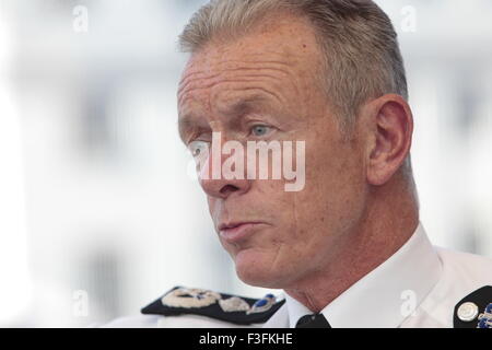 Sir Bernard Hogan-Howe, Kommissar von der Londoner Metropolitan Police im Vereinigten Königreich Stockfoto