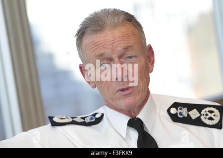 Sir Bernard Hogan-Howe, Kommissar von der Londoner Metropolitan Police im Vereinigten Königreich Stockfoto