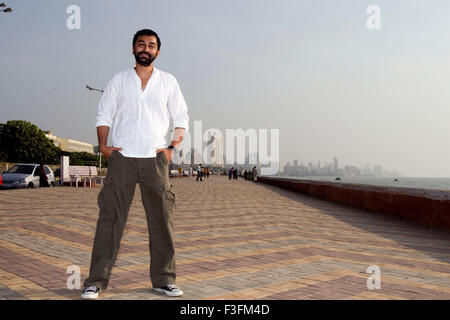 Sreenivasan Jain, indischer Journalist, NDTV, Truth vs Hype, NDTV 24x7, Indien, Asien Stockfoto