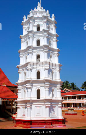 Shri Mangesh Tempel; Ponda; Goa; Indien Stockfoto