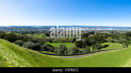 Panoramablick vom One Tree Hill, Auckland New Zealand Stockfoto