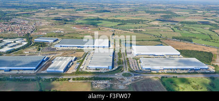 Einzelhandel Vertrieb Warehousing, Milton Keynes, South East England Stockfoto