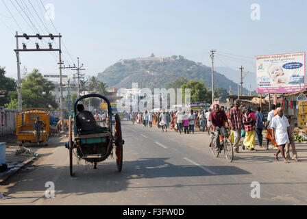 Palani Hügel Tempel liegt auf einer Höhe von 1500 Fuß über dem Meeresspiegel; Tamil Nadu; Indien Stockfoto