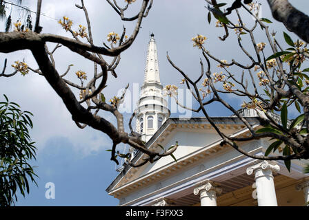 St. George Kirche 140 Fuß hoch Turmspitze 1815 erbaute; Chennai; Tamil Nadu; Indien Stockfoto