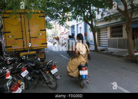 Bekleidungsindustrie; Tirupur; Tamil Nadu; Indien Stockfoto