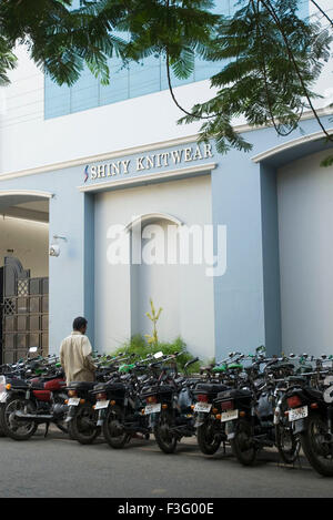 Bekleidungsindustrie; Tirupur; Tamil Nadu; Indien Stockfoto