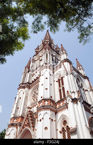 Die Kirche der Muttergottes von Lourdes 1840 erbaut ist die Nachbildung der Basilika von Lourdes; Tiruchirappalli; Tamil Nadu Stockfoto