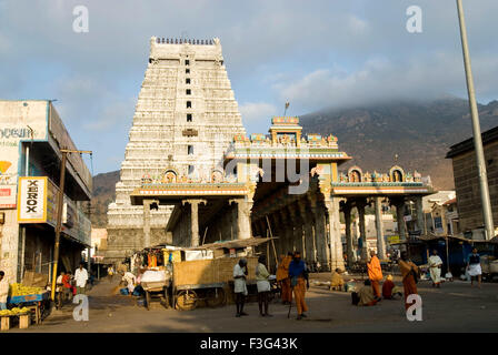 Tiruvannamalai-Tempel; Hindu-Tempel; Tiruvannanallur; Tiruvannamalai; Tamil Nadu; Indien; Asien Stockfoto