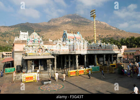 Tiruvannamalai-Tempel; Hindu-Tempel; Tiruvannanallur; Tiruvannamalai; Tamil Nadu; Indien; Asien Stockfoto