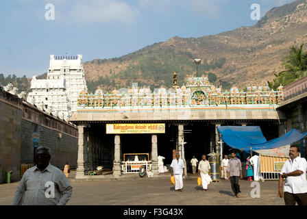 Tiruvannamalai-Tempel; Hindu-Tempel; Tiruvannanallur; Tiruvannamalai; Tamil Nadu; Indien; Asien Stockfoto