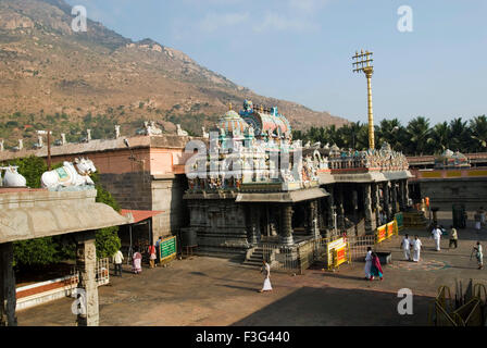 Tiruvannamalai-Tempel; Hindu-Tempel; Tiruvannanallur; Tiruvannamalai; Tamil Nadu; Indien; Asien Stockfoto