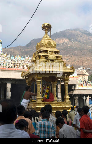 Tiruvannamalai-Tempel; Hindu-Tempel; Tiruvannanallur; Tiruvannamalai; Tamil Nadu; Indien; Asien Stockfoto