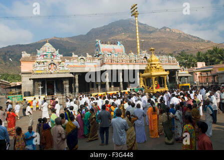 Tiruvannamalai-Tempel; Hindu-Tempel; Tiruvannanallur; Tiruvannamalai; Tamil Nadu; Indien; Asien Stockfoto