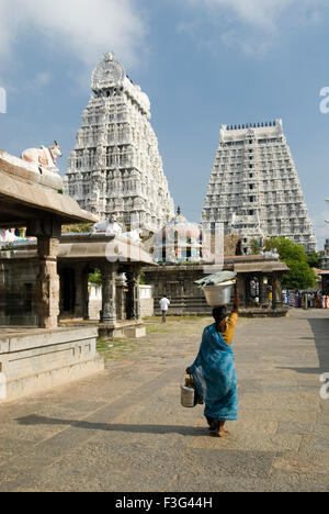 Tiruvannamalai-Tempel; Hindu-Tempel; Tiruvannanallur; Tiruvannamalai; Tamil Nadu; Indien; Asien Stockfoto
