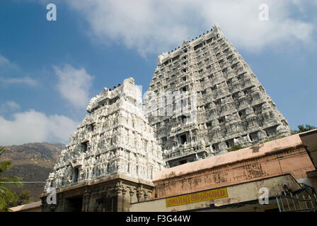 Tiruvannamalai-Tempel; Hindu-Tempel; Tiruvannanallur; Tiruvannamalai; Tamil Nadu; Indien; Asien Stockfoto