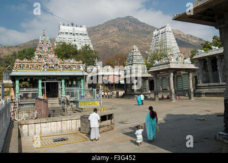 Tiruvannamalai-Tempel; Hindu-Tempel; Tiruvannanallur; Tiruvannamalai; Tamil Nadu; Indien; Asien Stockfoto
