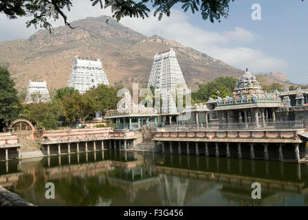 Tiruvannamalai-Tempel; Hindu-Tempel; Tiruvannanallur; Tiruvannamalai; Tamil Nadu; Indien; Asien Stockfoto