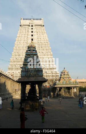Tiruvannamalai-Tempel; Hindu-Tempel; Tiruvannanallur; Tiruvannamalai; Tamil Nadu; Indien; Asien Stockfoto