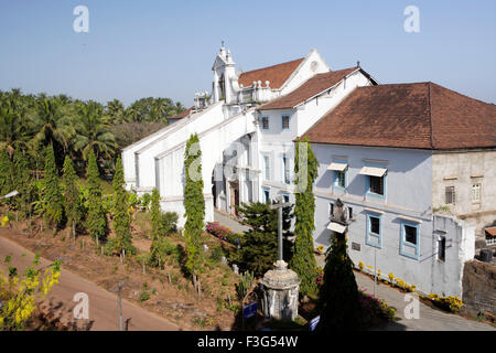 Kirche und das Kloster von Santa Monica; 1627 N.Chr. erbaut; UNESCO-Weltkulturerbe; Old Goa; Velha Goa; Indien Stockfoto