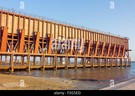 Alte Struktur Bergbau "The English Cable" Kabel Ingles auf Almeria Spanien Stockfoto