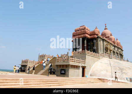 Shripada Mandapam und Vivekananda Mandapam Vivekananda Rock Memorial in Kanyakumari; Tamil Nadu; Indien Stockfoto