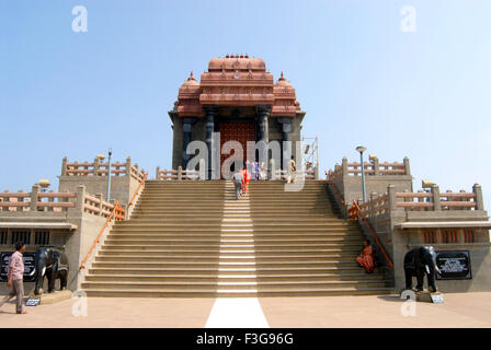 Shripada Mandapam und Vivekananda Mandapam Vivekananda Rock Memorial in Kanyakumari; Tamil Nadu; Indien Stockfoto