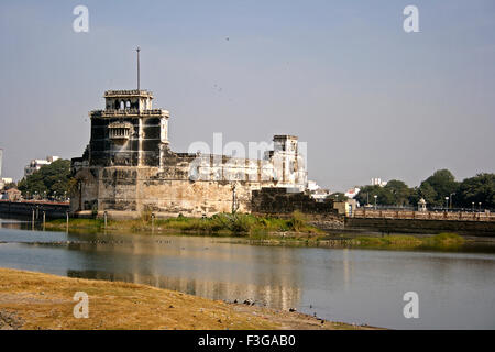 Bhujiyo kotho; Bhujiyo Bastion; Lakhota Lake; Jamnagar; Gujarat; Indien; Asien Stockfoto