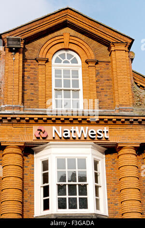 NatWest Bank Gebäude; London; Großbritannien-Vereinigtes Königreich-England Stockfoto