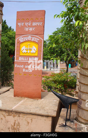 Dilli Haat Markt; Food and Craft Bazar; Delhi; Indien; Asien Stockfoto