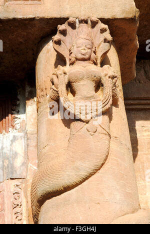 Matskanya; Statuen von acht Dipalakas, die Bewachung der acht Himmelsrichtung; Raja Rani Tempel; Bhubaneswar; Orissa Stockfoto