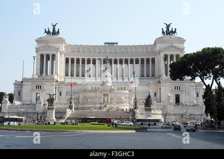 Nationaldenkmal für Viktor Emanuel II., Rom. Stockfoto