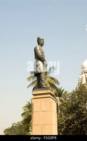 Statue von Sir Dinshaw Edulji Wacha; Bombay Mumbai; Maharashtra; Indien Stockfoto