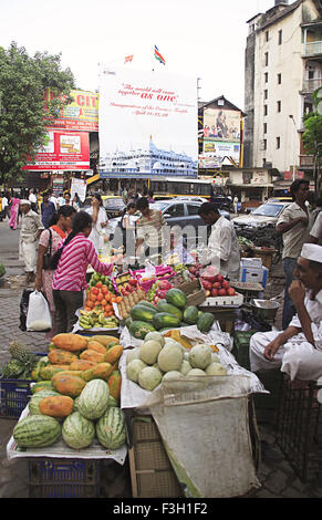 Marktgebiet; Grant Straße; Bombay jetzt Mumbai; Maharashtra; Indien Stockfoto
