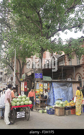 Marktgebiet; Grant Straße; Bombay jetzt Mumbai; Maharashtra; Indien Stockfoto