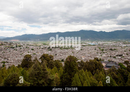 Dächer - Lijiang City - China Stockfoto