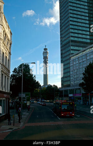 British Telecom Tower; London; Großbritannien-Vereinigtes Königreich-England Stockfoto